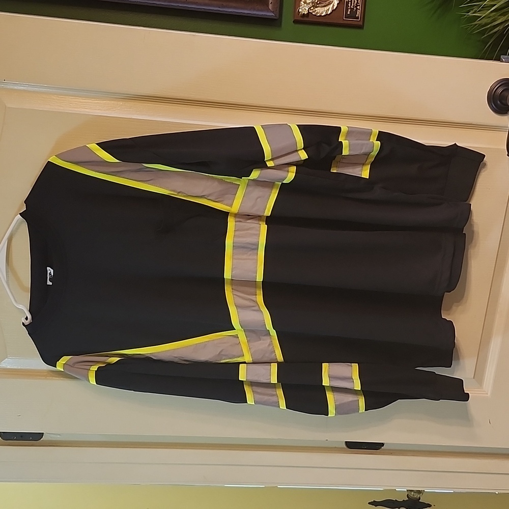 GOLDEN ELEPHANT LONG SLEEVE SAFETY SHIRT with REFLECTIVE STRIPES